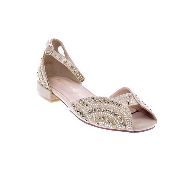 Sandalias Alma en Pena zapatos Mujer modelo V2550413 Beige Hebilla