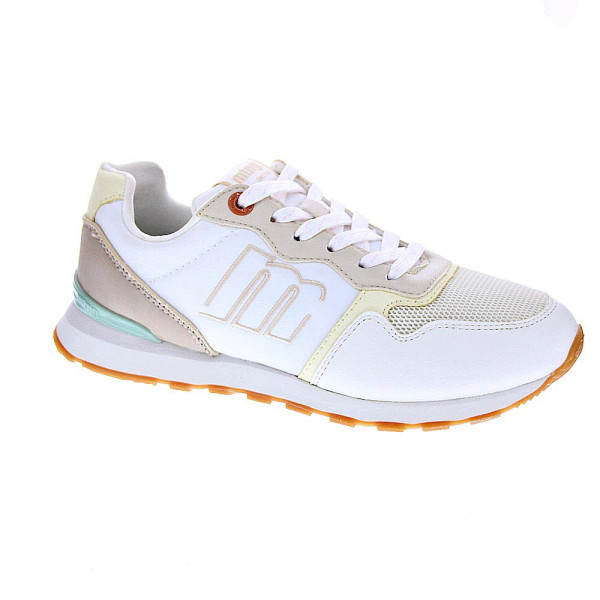 Zapatillas Mtng zapatos Mujer modelo Joggo Blanco Cordón