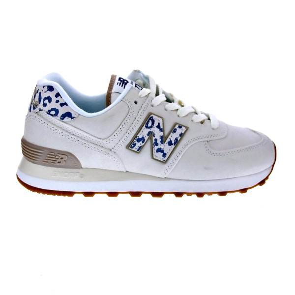 Zapatillas New Balance zapatos Mujer modelo WL574 Beige Cordón