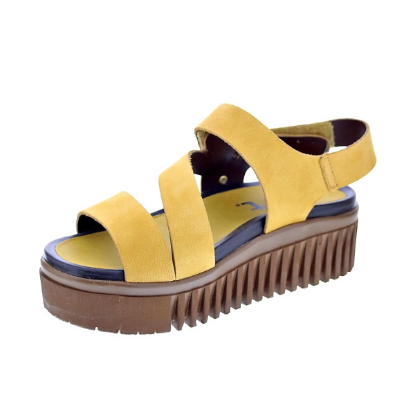 Sandalias Art Company zapatos Mujer modelo Brighton 1573 Amarillo Elástico