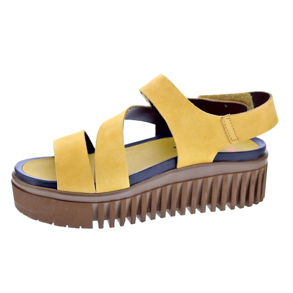 Sandalias Art Company zapatos Mujer modelo Brighton 1573 Amarillo Elástico