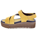 Sandalias Art Company zapatos Mujer modelo Brighton 1573 Amarillo Elástico