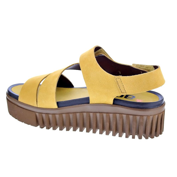 Sandalias Art Company zapatos Mujer modelo Brighton 1573 Amarillo Elástico