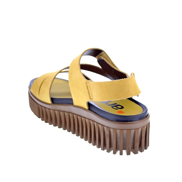 Sandalias Art Company zapatos Mujer modelo Brighton 1573 Amarillo Elástico