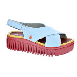 Sandalias Art Company zapatos Mujer modelo Brighton 1574 Azul Elástico 2