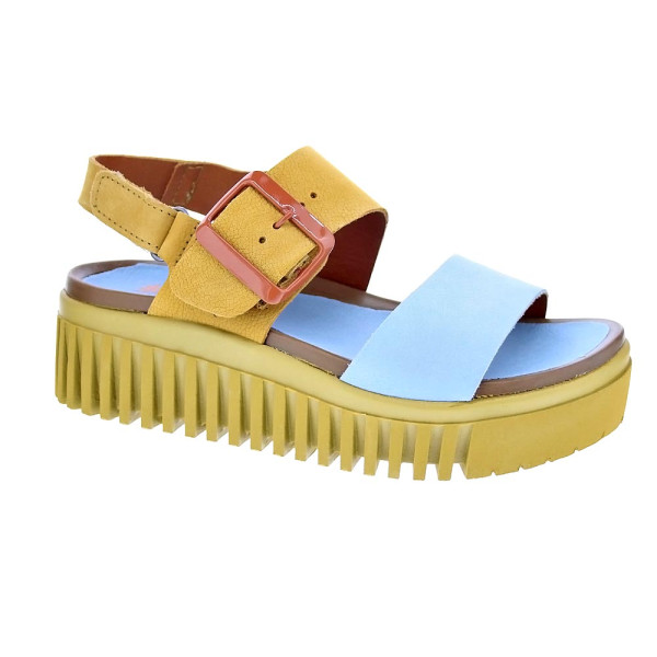 Sandalias Art Company zapatos Mujer modelo Brighton 1578 Amarillo Hebilla