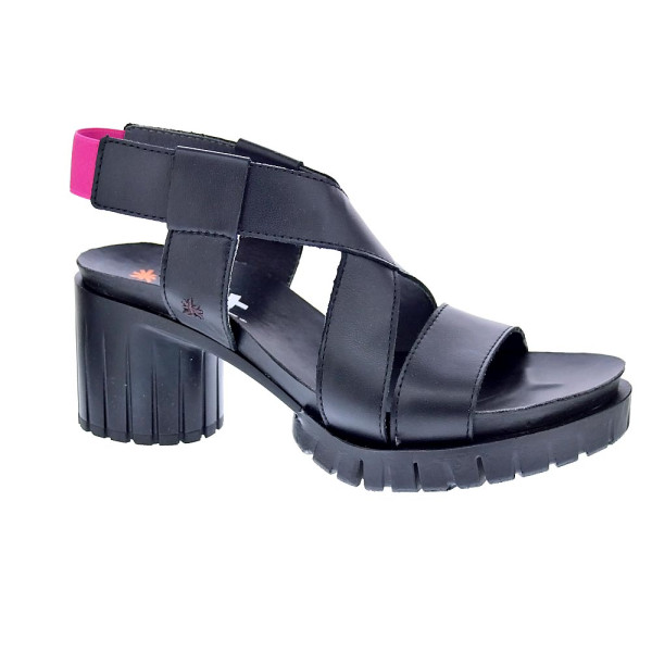 Sandalias Art Company zapatos Mujer modelo Malibu Negro Elástico