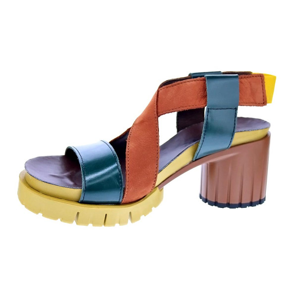 Sandalias Art Company zapatos Mujer modelo Malibu Azul Elástico