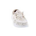 Mocasines Hey Dude zapatos Mujer modelo Wendy Comf Beige Elástico