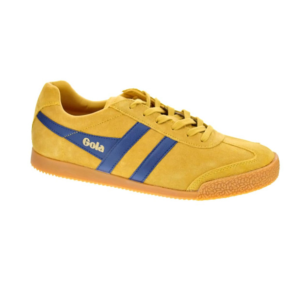 Zapatillas Gola zapatos Hombre modelo Harrier Amarillo Cordón