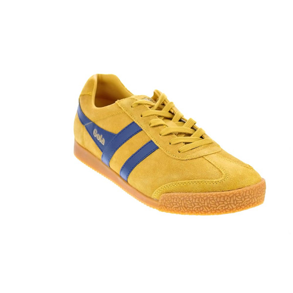 Zapatillas Gola zapatos Hombre modelo Harrier Amarillo Cordón