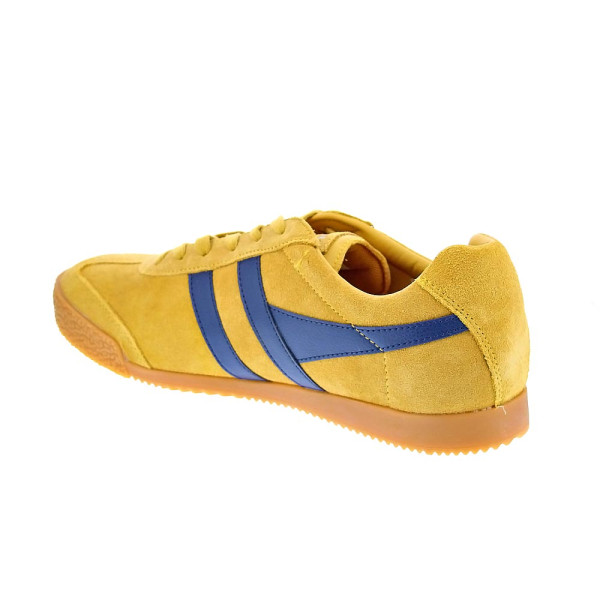 Zapatillas Gola zapatos Hombre modelo Harrier Amarillo Cordón