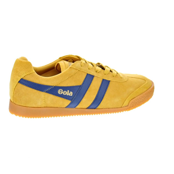 Zapatillas Gola zapatos Hombre modelo Harrier Amarillo Cordón