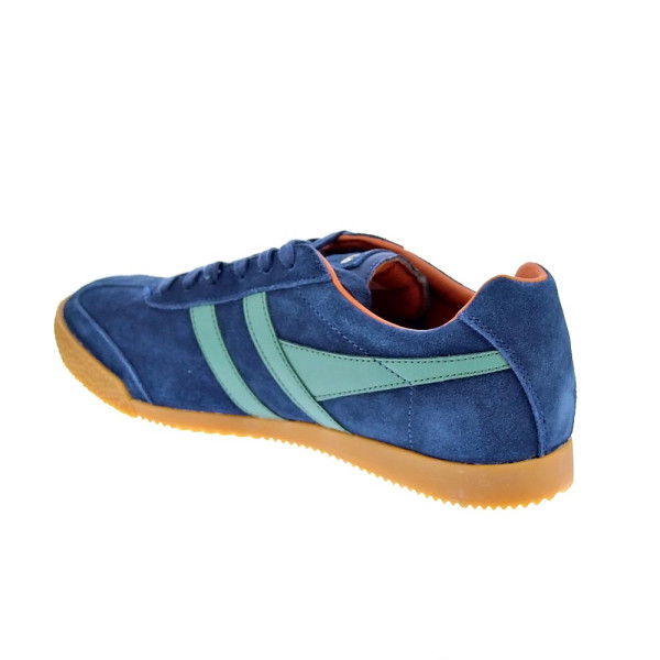 Zapatillas Gola zapatos Hombre modelo Harrier Azul Cordón