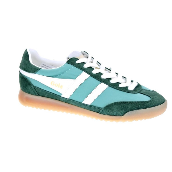 Zapatillas Gola zapatos Mujer modelo Firefly Verde Cordón