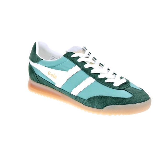 Zapatillas Gola zapatos Mujer modelo Firefly Verde Cordón