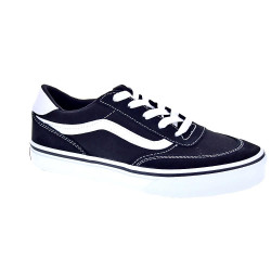 Zapatillas Vans zapatos Niño modelo Brooklyn Suede Negro Cordón 2