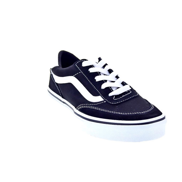 Zapatillas Vans zapatos Niño modelo Brooklyn Suede Negro Cordón