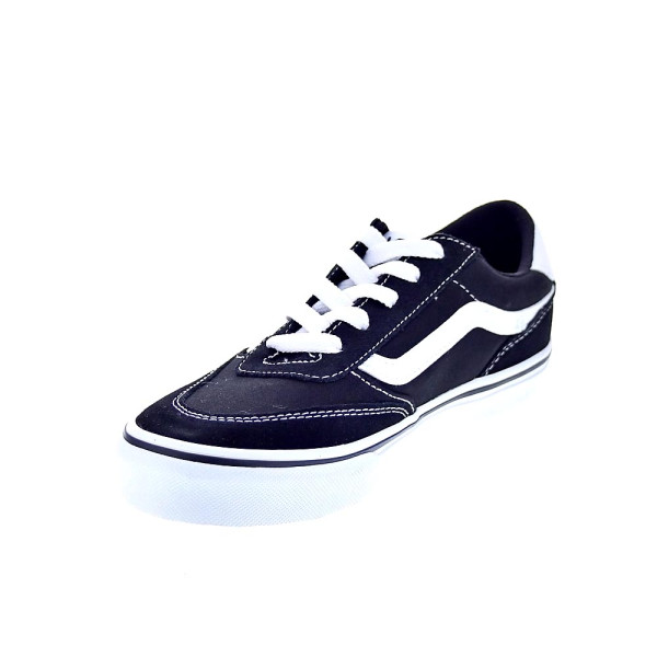 Zapatillas Vans zapatos Niño modelo Brooklyn Suede Negro Cordón