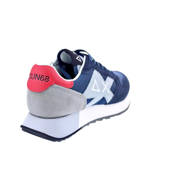 Zapatillas Sun68 AX zapatos Hombre modelo Jaki 2.0 Azul Cordón