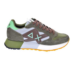 Zapatillas Sun68 AX zapatos Hombre modelo Jaki 2.0 Verde Cordón
