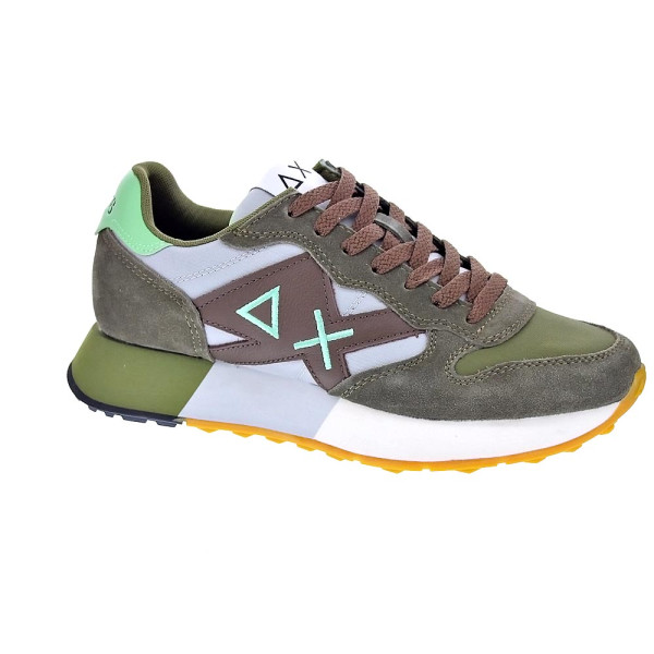 Zapatillas Sun68 AX zapatos Hombre modelo Jaki 2.0 Verde Cordón