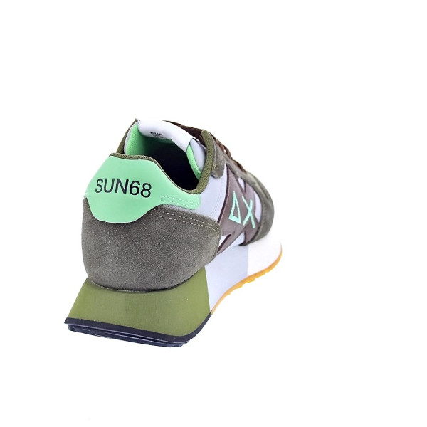 Zapatillas Sun68 AX zapatos Hombre modelo Jaki 2.0 Verde Cordón