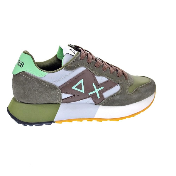 Zapatillas Sun68 AX zapatos Hombre modelo Jaki 2.0 Verde Cordón