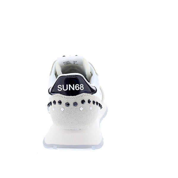 Zapatillas Sun68 AX zapatos Mujer modelo Ally Studs Blanco Cordón
