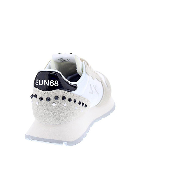 Zapatillas Sun68 AX zapatos Mujer modelo Ally Studs Blanco Cordón