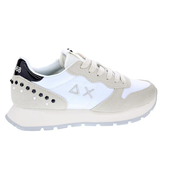 Zapatillas Sun68 AX zapatos Mujer modelo Ally Studs Blanco Cordón