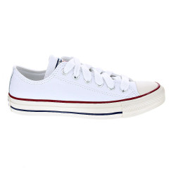 Zapatillas Converse zapatos Mujer modelo Leather Ctas OX Piel Blanco Cordón