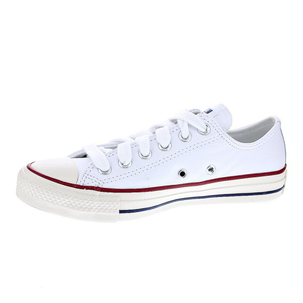 Zapatillas Converse zapatos Mujer modelo Leather Ctas OX Piel Blanco Cordón