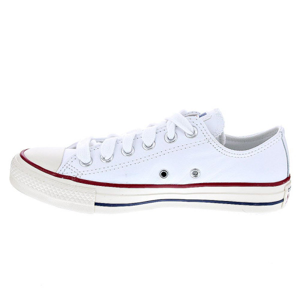 Zapatillas Converse zapatos Mujer modelo Leather Ctas OX Piel Blanco Cordón