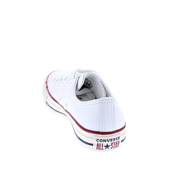 Zapatillas Converse zapatos Mujer modelo Leather Ctas OX Piel Blanco Cordón