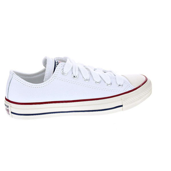 Zapatillas Converse zapatos Mujer modelo Leather Ctas OX Piel Blanco Cordón