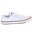 Zapatillas Converse zapatos Mujer modelo Leather Ctas OX Piel Blanco Cordón
