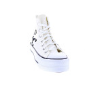 Zapatillas botas Converse zapatos Mujer modelo Chuck Taylor Ctas Lift Hi Plataforma Blanco Cordón