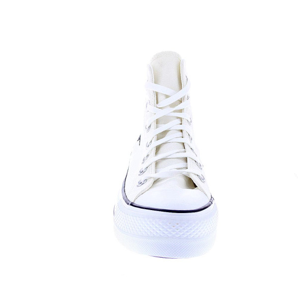 Zapatillas botas Converse zapatos Mujer modelo Chuck Taylor Ctas Lift Hi Plataforma Blanco Cordón