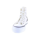 Zapatillas botas Converse zapatos Mujer modelo Chuck Taylor Ctas Lift Hi Plataforma Blanco Cordón