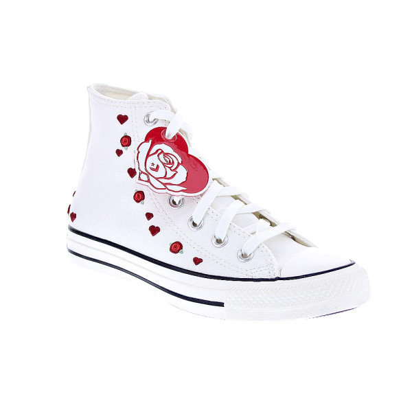 Zapatillas botas Converse zapatos Mujer modelo Chuck Taylor Ctas Hi Blanco Cordón