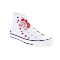 Zapatillas botas Converse zapatos Mujer modelo Chuck Taylor Ctas Hi Blanco Cordón