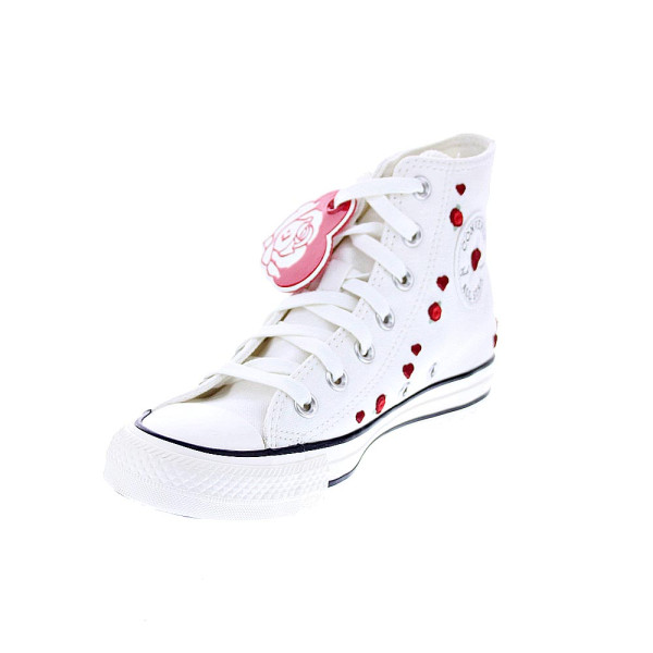 Zapatillas botas Converse zapatos Mujer modelo Chuck Taylor Ctas Hi Blanco Cordón