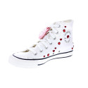 Zapatillas botas Converse zapatos Mujer modelo Chuck Taylor Ctas Hi Blanco Cordón