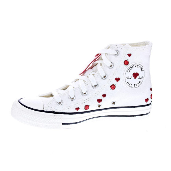 Zapatillas botas Converse zapatos Mujer modelo Chuck Taylor Ctas Hi Blanco Cordón