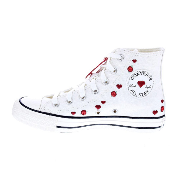 Zapatillas botas Converse zapatos Mujer modelo Chuck Taylor Ctas Hi Blanco Cordón