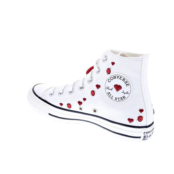 Zapatillas botas Converse zapatos Mujer modelo Chuck Taylor Ctas Hi Blanco Cordón