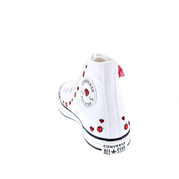 Zapatillas botas Converse zapatos Mujer modelo Chuck Taylor Ctas Hi Blanco Cordón