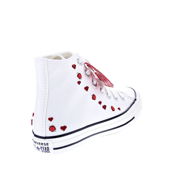 Zapatillas botas Converse zapatos Mujer modelo Chuck Taylor Ctas Hi Blanco Cordón