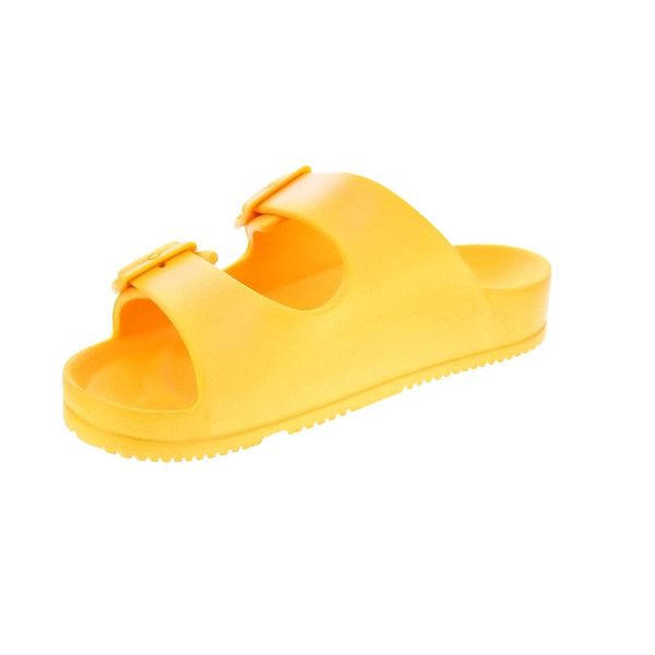 Sandalias Duuo zapatos Mujer modelo Eva Flat 59 Amarillo Hebilla